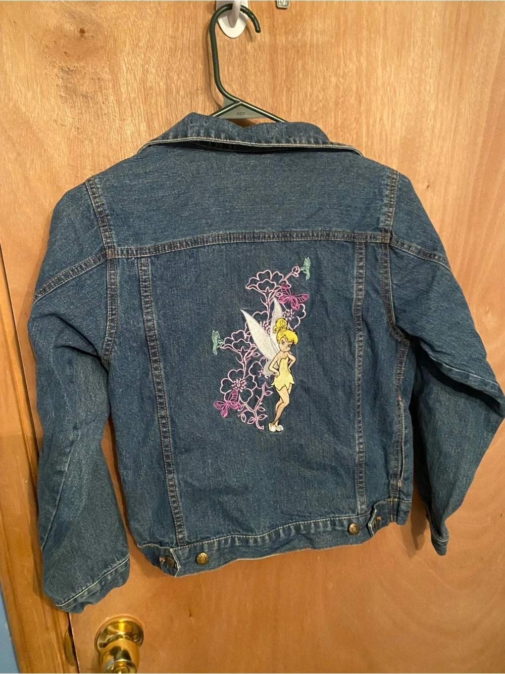 Disney Vintage Tinker Bell Embroidered Denim Jacket